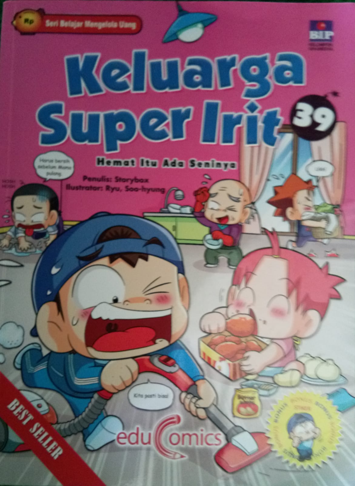 Sampul buku EDU COMICS : KELUARGA SUPER IRIT V.39