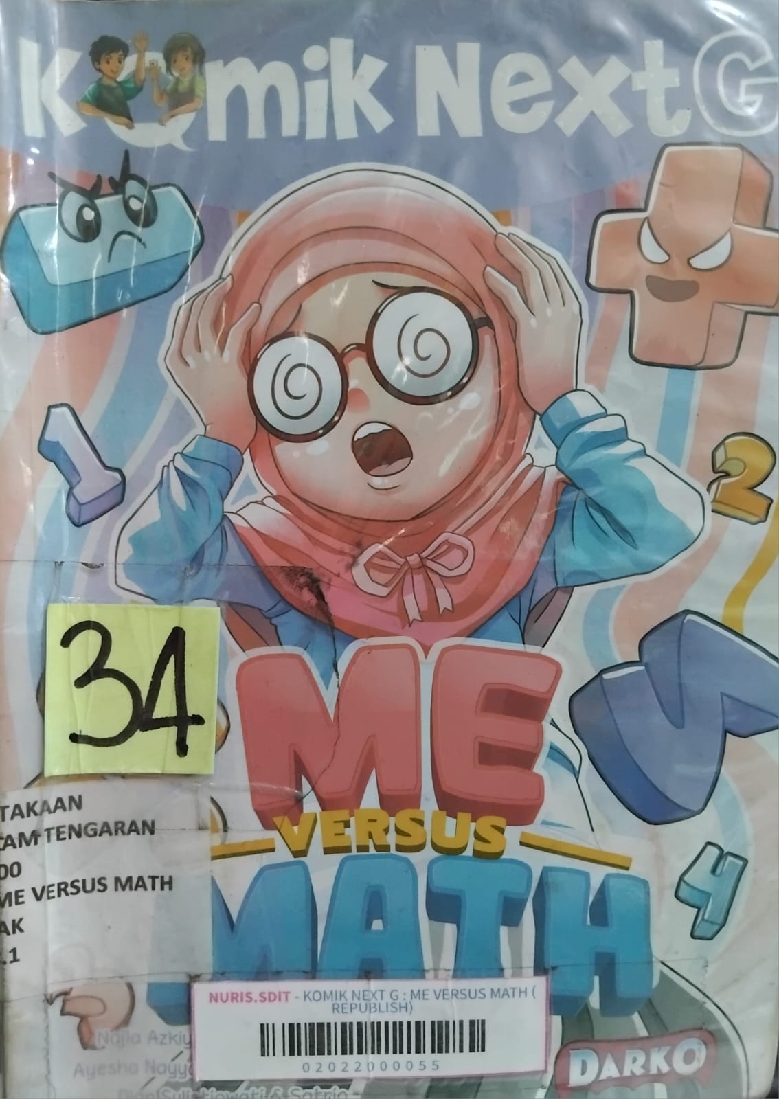 Sampul buku KOMIK NEXT G : ME VERSUS MATH ( REPUBLISH) 34