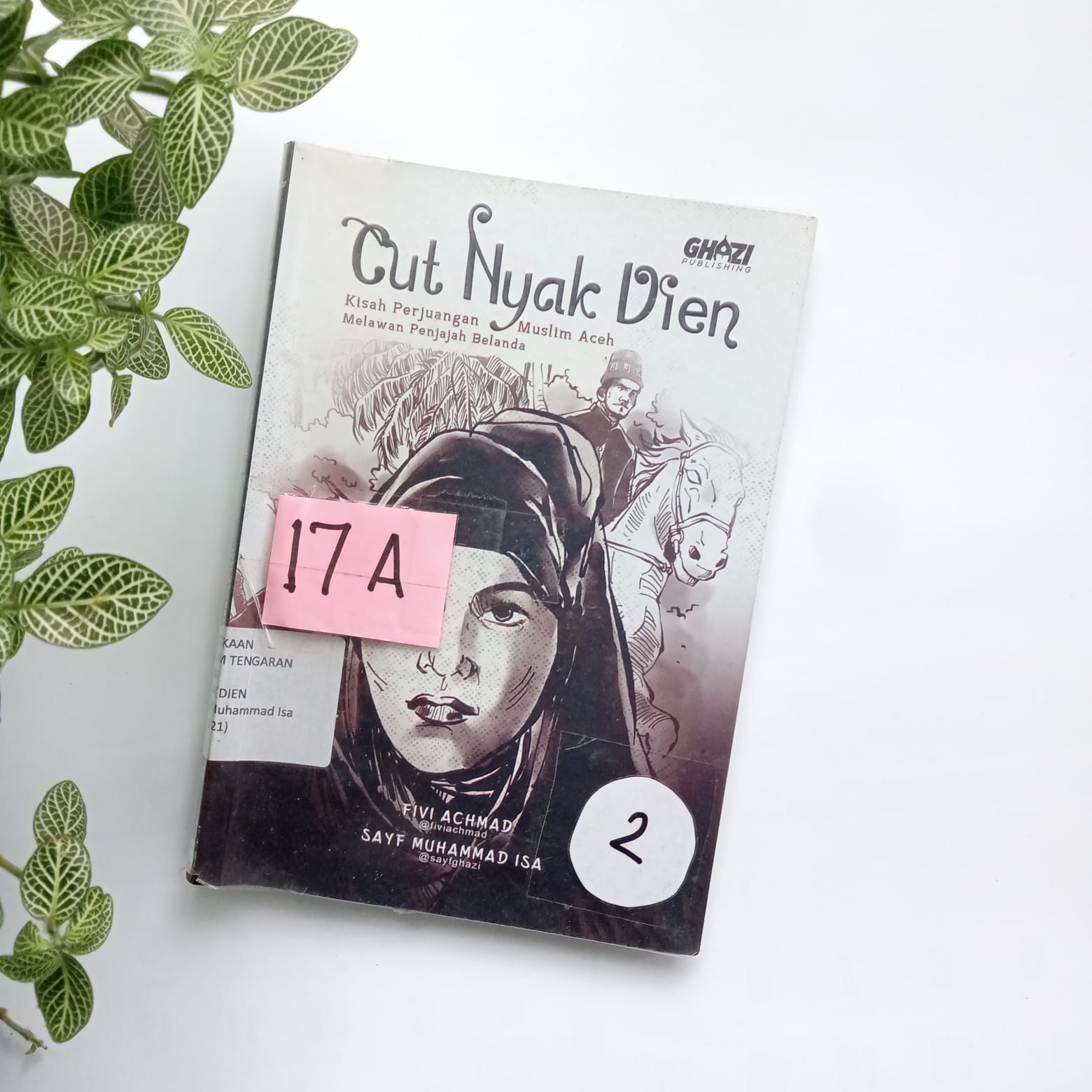 Sampul buku CUT NYAK DIEN ,KISAH PERJUANGAN MUSLIM ACEH MELAWAN PENJAJAH BELANDA C.2 (17 A)