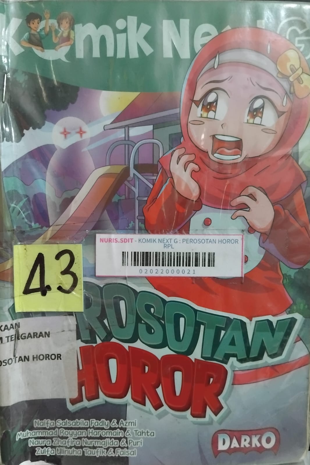 Sampul buku KOMIK NEXT G : PEROSOTAN HOROR (43)
