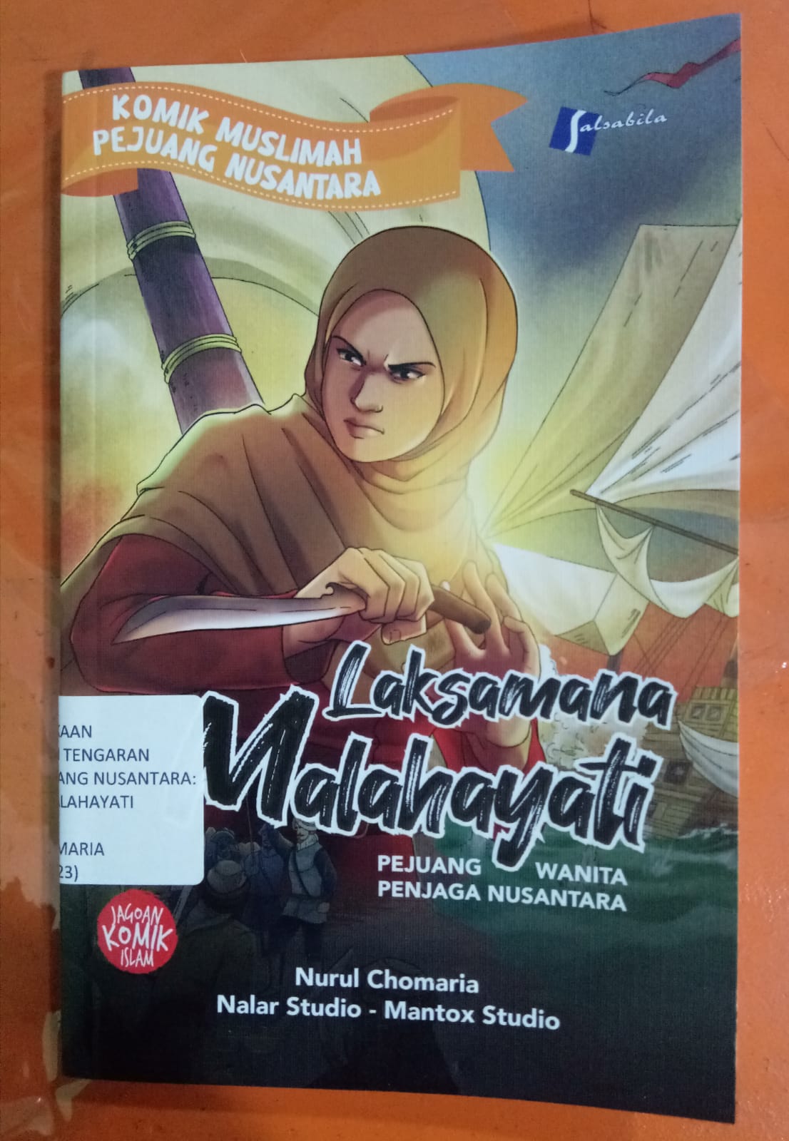 Sampul buku KOMIK MUSLIMAH PEJUANG NUSANTARA: LAKSAMANA MALAHAYATI