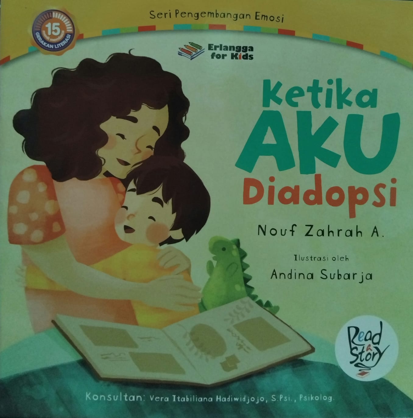 Sampul buku Seri Pengembangan Emosi : KETIKA AKU DIADOPSI