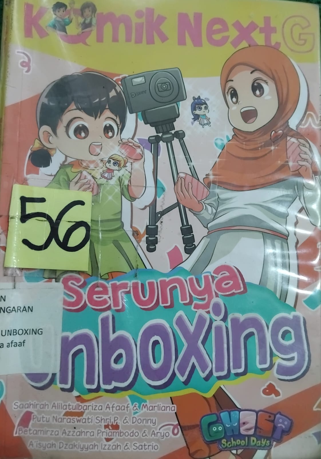 Sampul buku KOMIK NEXT G : SERUNYA UNBOXING (56)