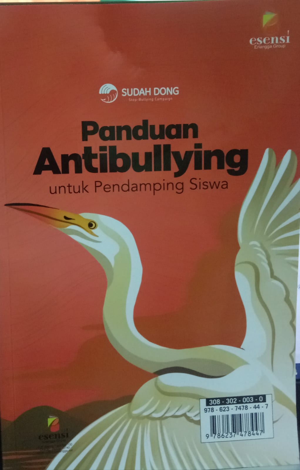Sampul buku PANDUAN ANTIBULLYING, untuk Pendamping Siswa