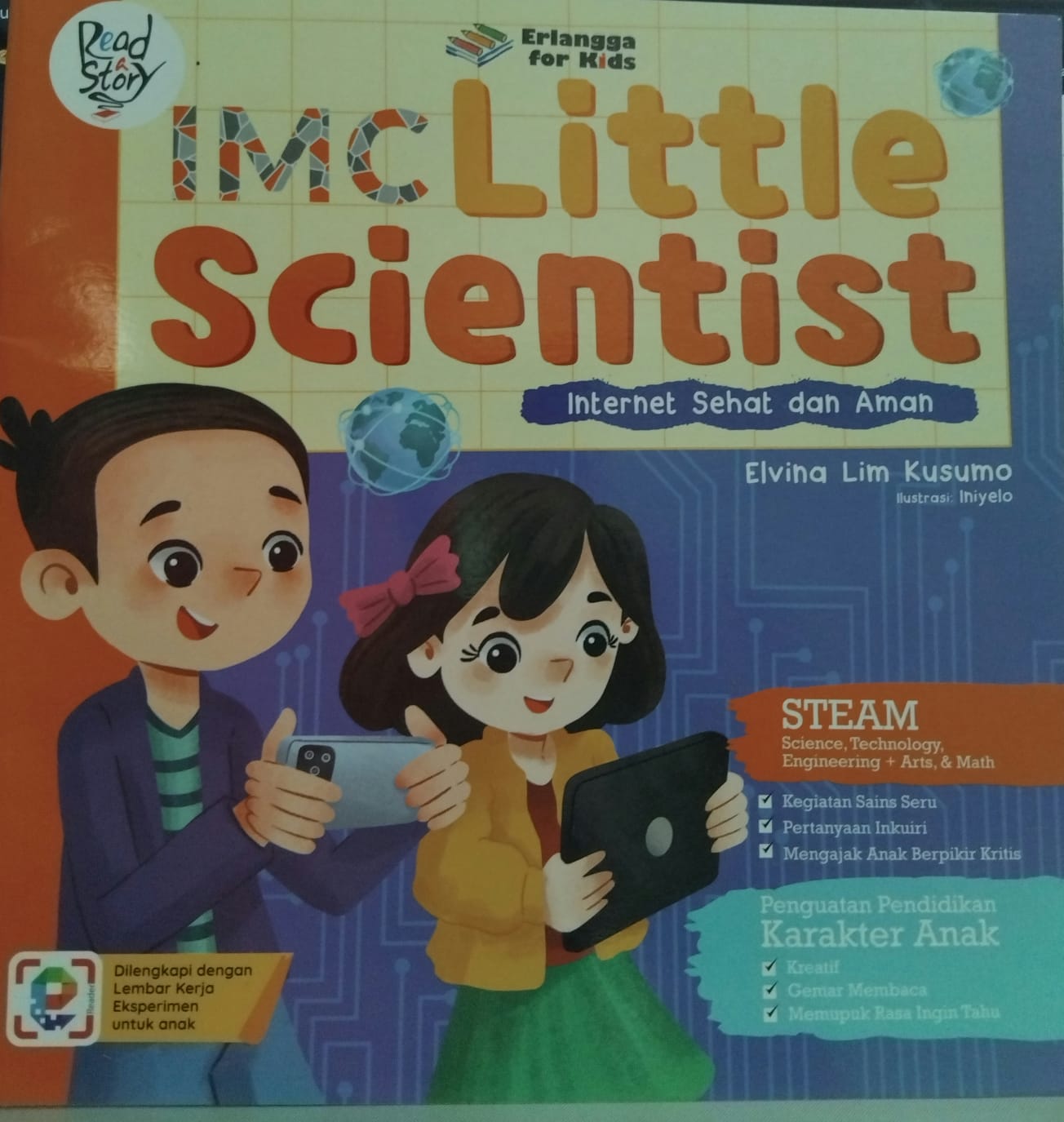 Sampul buku IMC Little Scientist : INTERNET SEHAT DAN AMAN