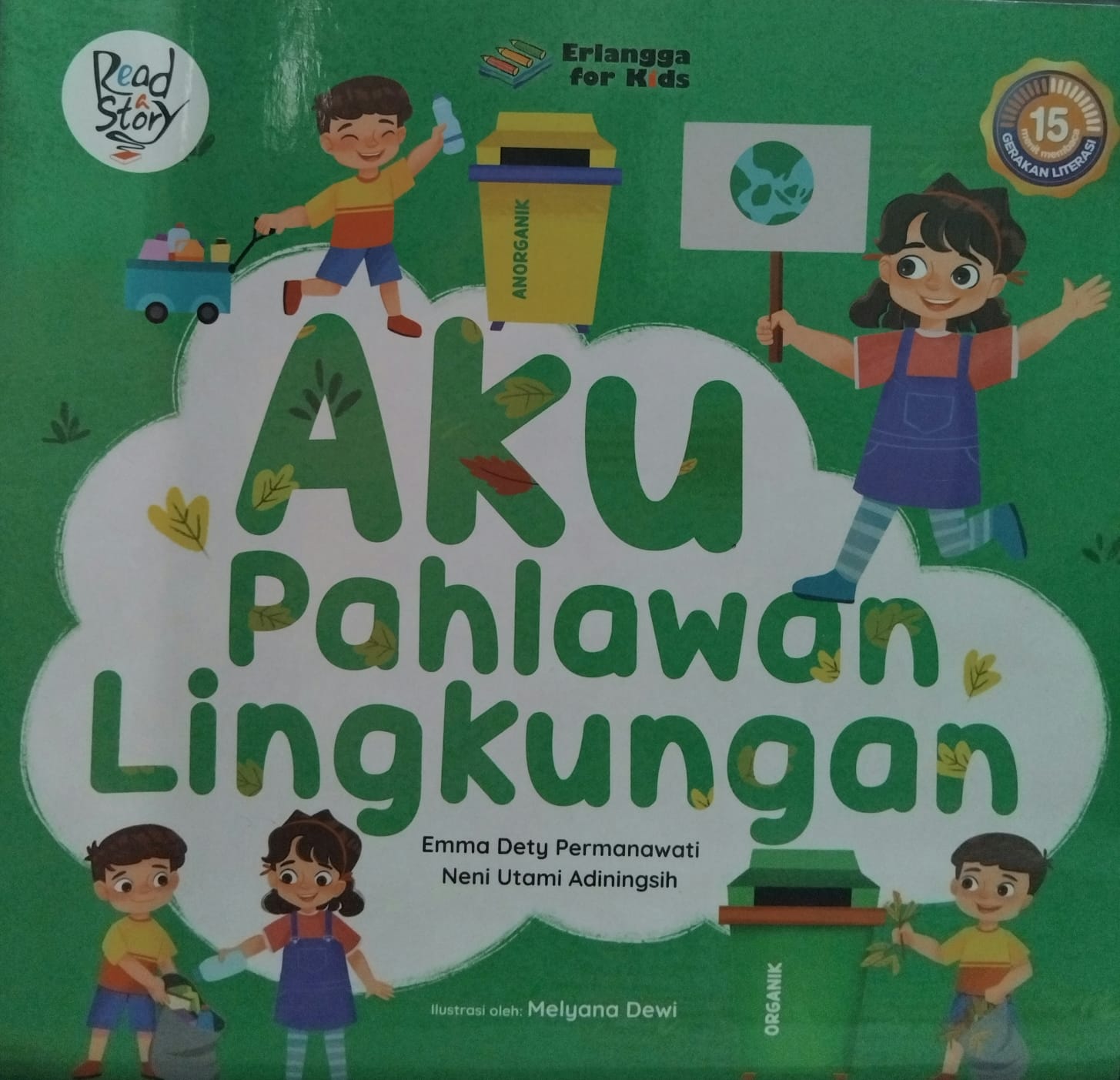 Sampul buku AKU PAHLAWAN LINGKUNGAN