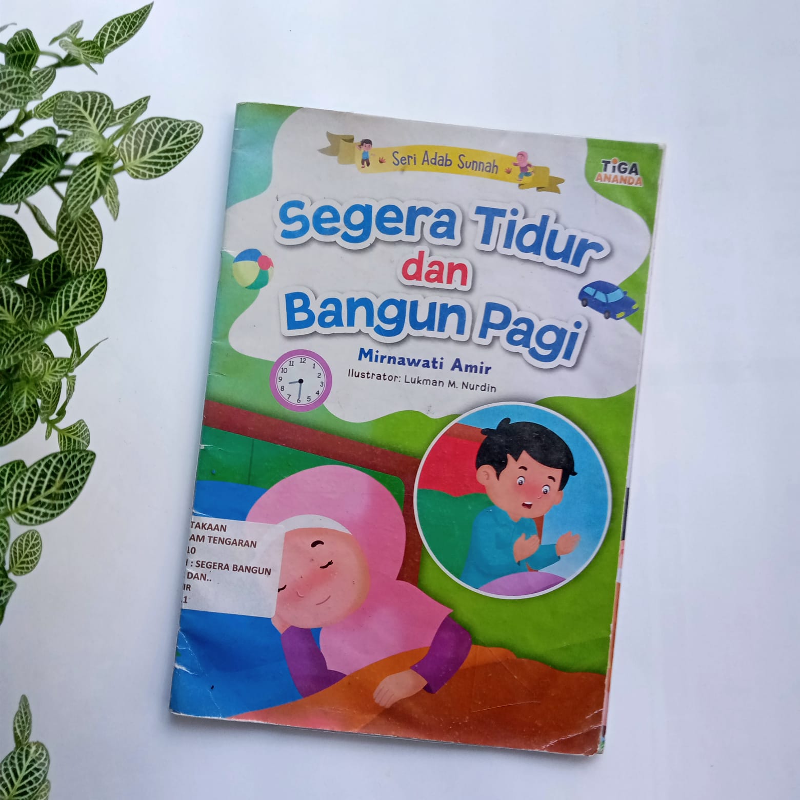 Sampul buku SERI ADAB SUNNAH : SEGERA TIDUR DAN BANGUN PAGI