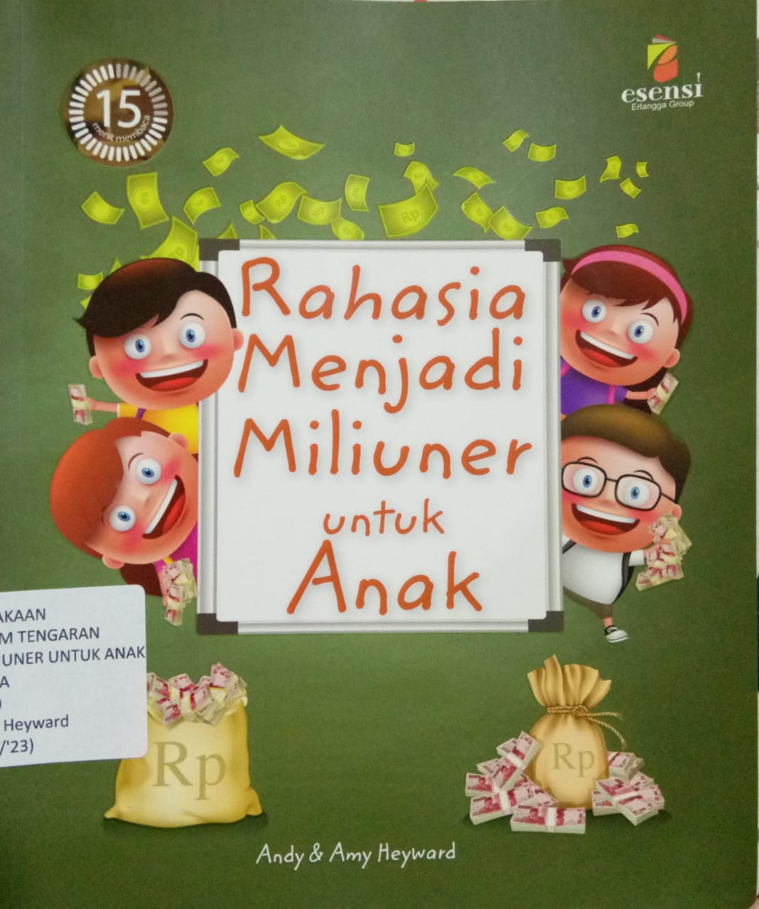 Sampul buku RAHASIA MENJADI MILIUNER UNTUK ANAK ANDA