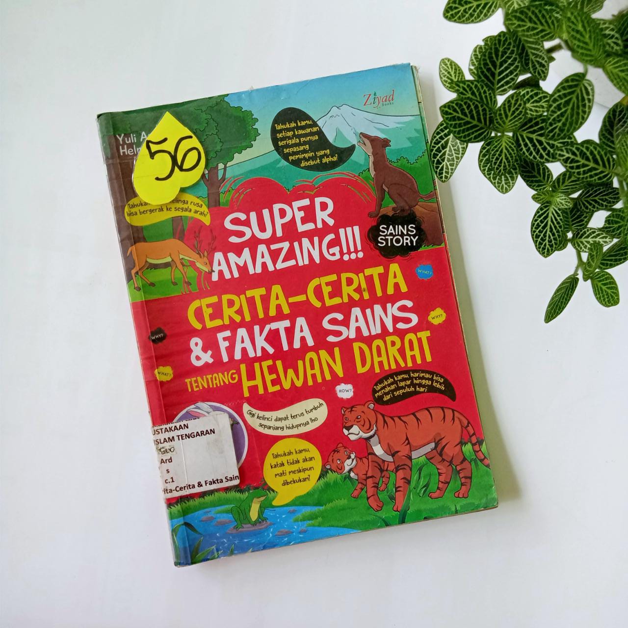 Sampul buku SUPER AMAZING!!!CERITA-CERITA & FAKTA SAINS TENTANGHEWAN DARAT ( 56 )