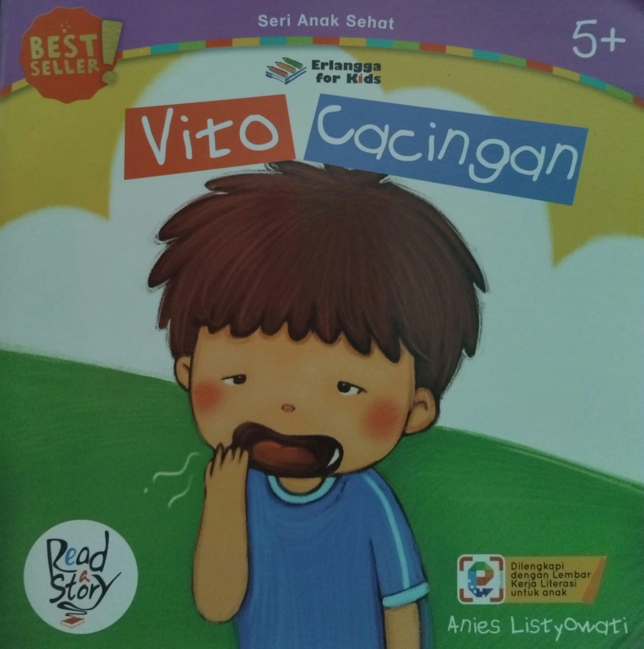 Sampul buku Seri Anak Sehat : VITO CACINGAN