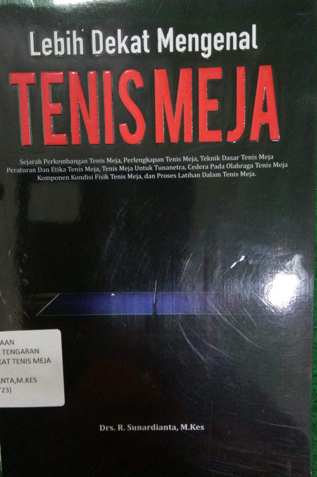 Sampul buku MENGENAL LEBIH DEKAT TENIS MEJA