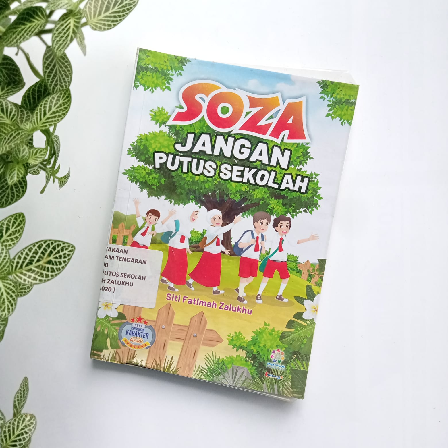 Sampul buku SOZA JANGAN PUTUS SEKOLAH