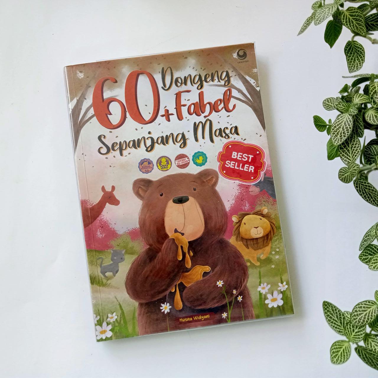 Sampul buku 60 DONGENG + FABEL SEPANJANG MASA