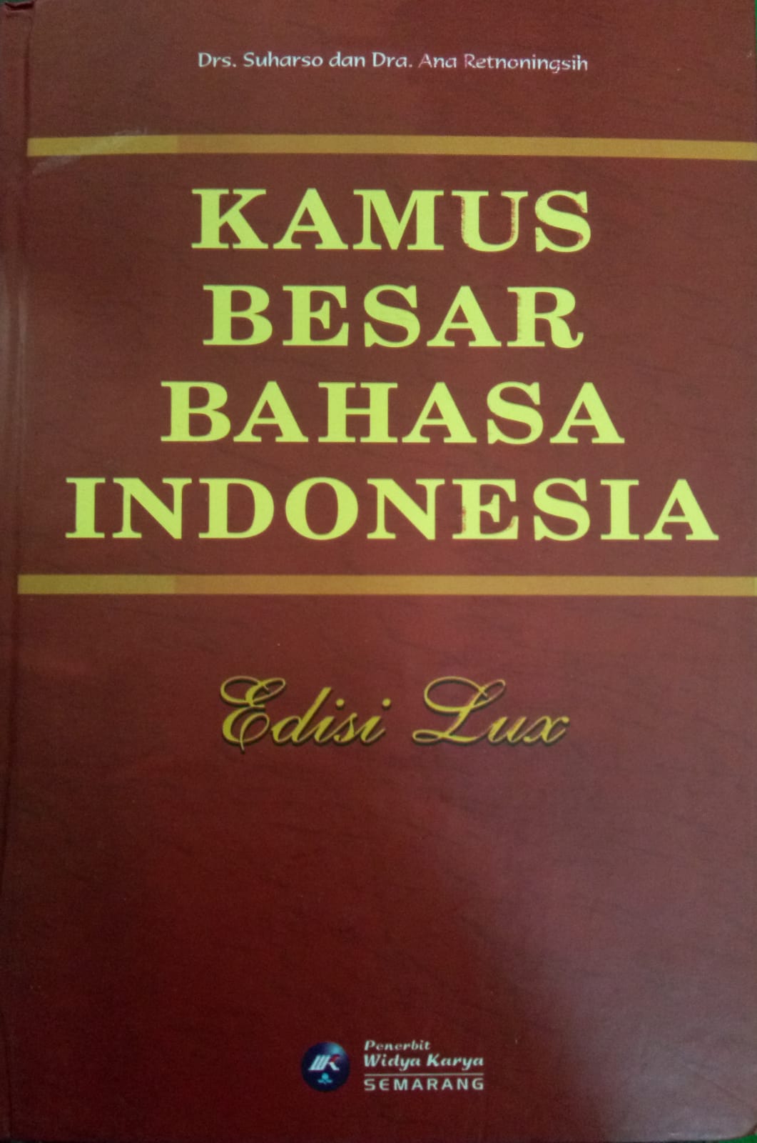 Sampul buku KAMUS BESAR BAHASA INDONESIA,EDISI LUX