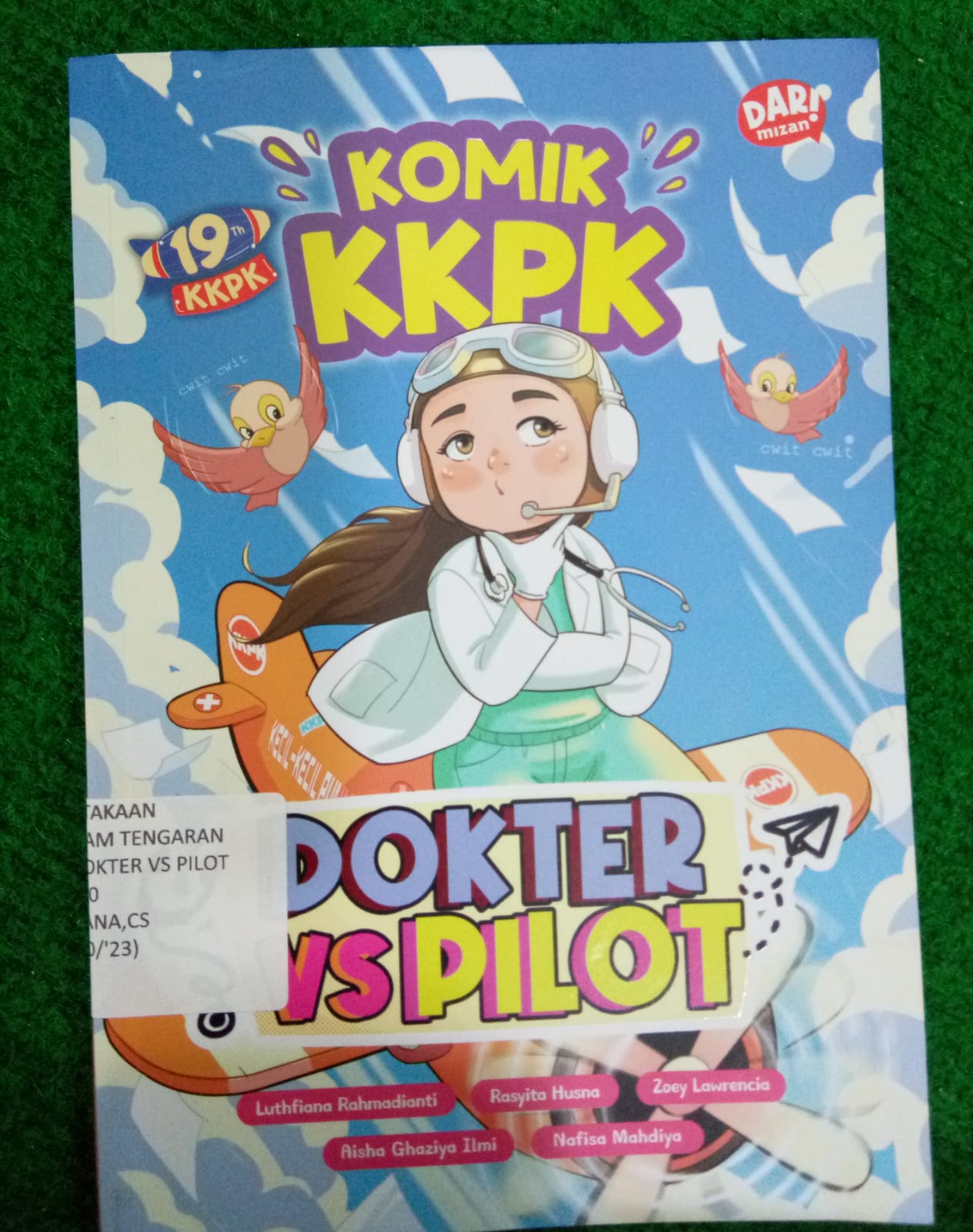 Sampul buku KOMIK KKPK : DOKTER VS PILOT