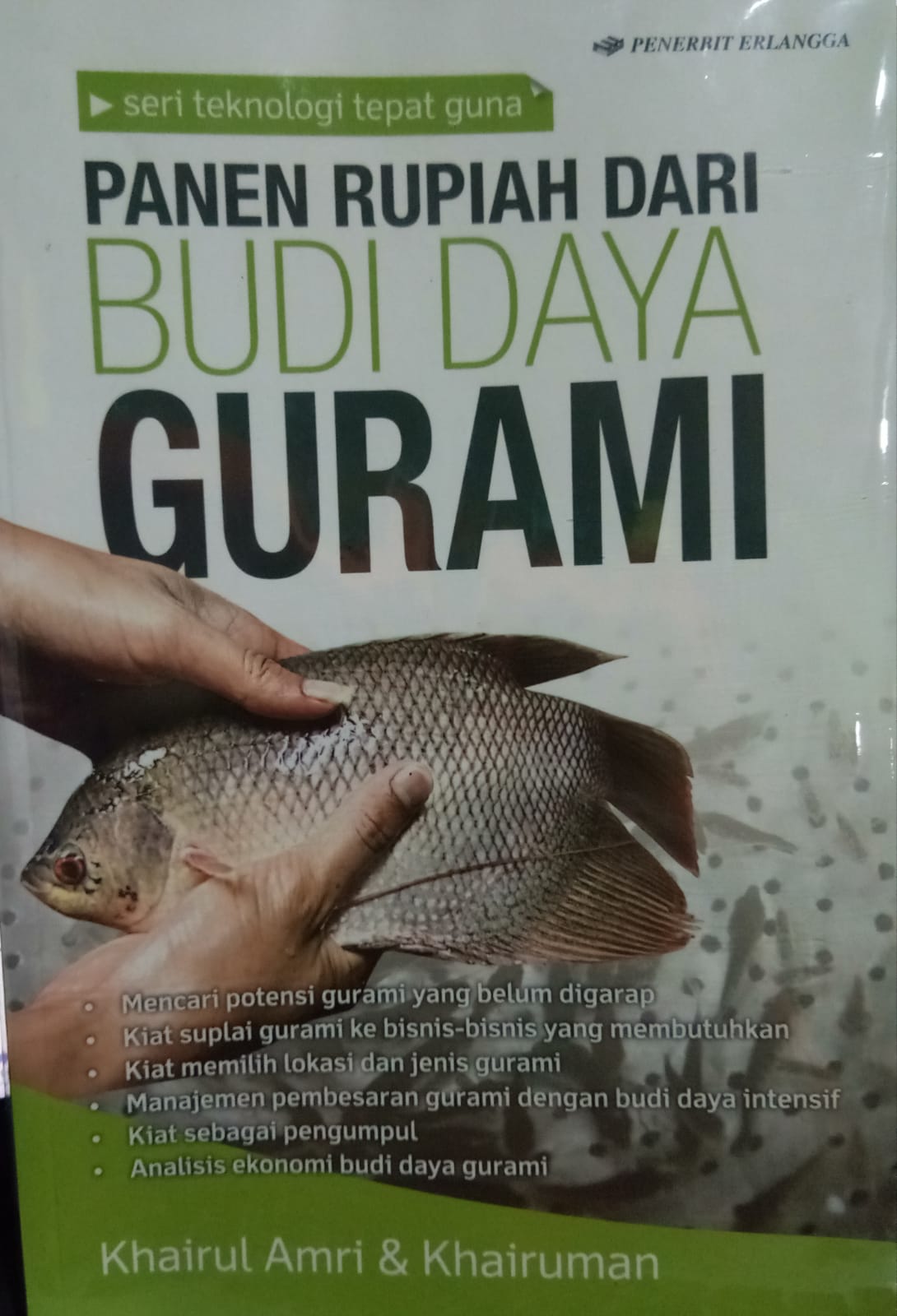 Sampul buku PANEN RUPIAH DARI BUDI DAYA GURAMI