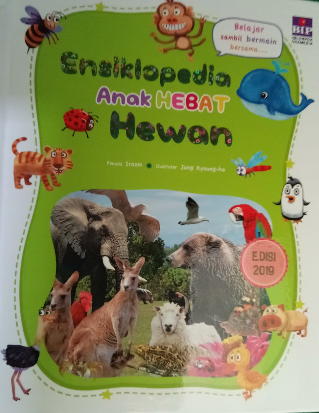 Sampul buku ENSIKLOPEDIA ANAK HEBAT : HEWAN