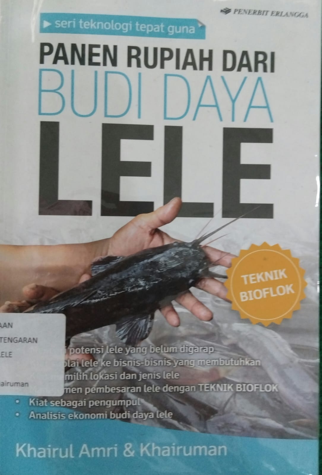 Sampul buku BUDIDAYA LELE