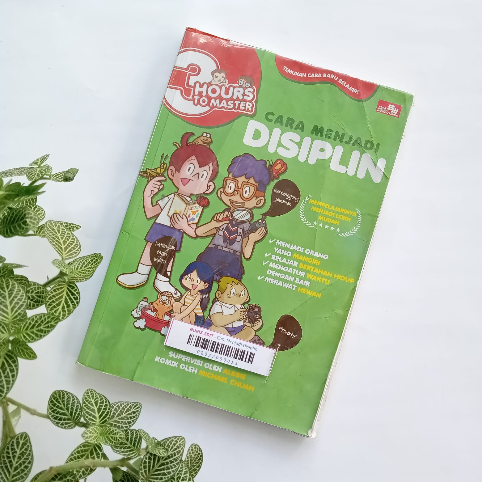 Sampul buku CARA MENJADI DISIPLIN