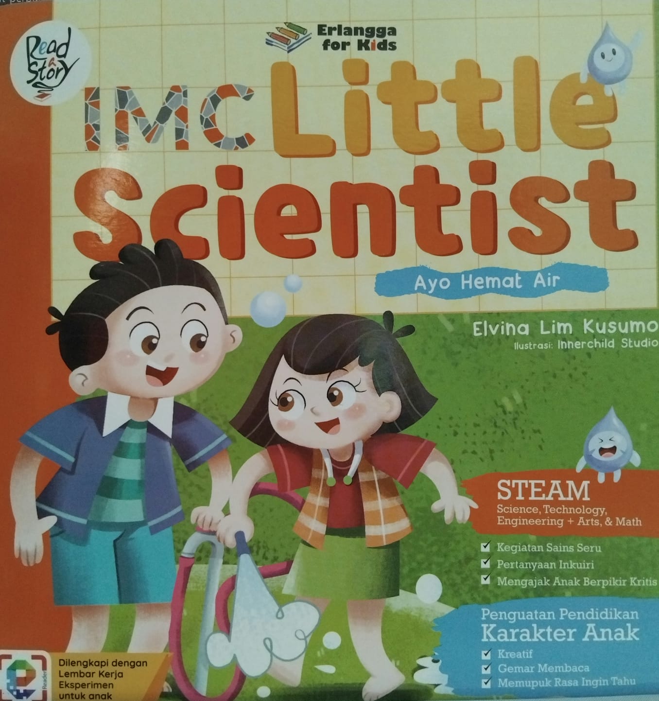 Sampul buku IMC Little Scientist : AYO HEMAT AIR