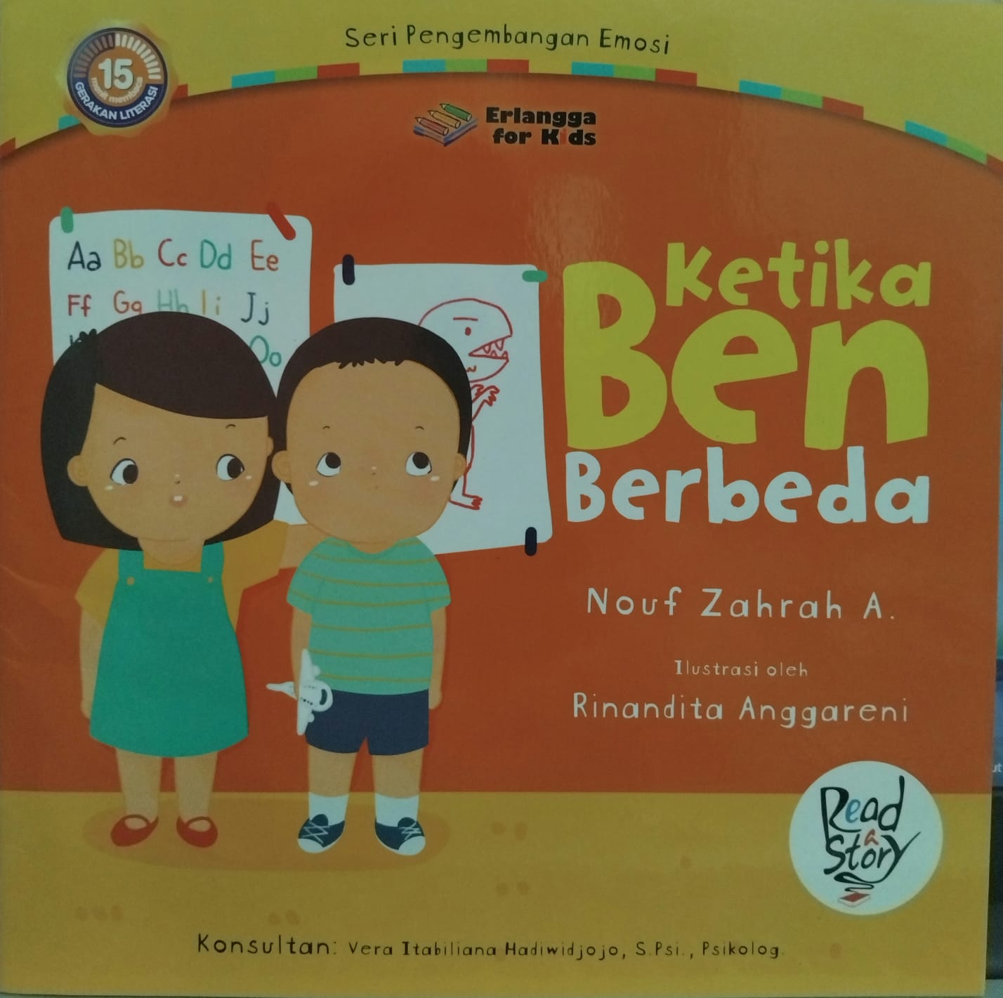 Sampul buku Seri Pengembangan Emosi : KETIKA BEN BERBEDA
