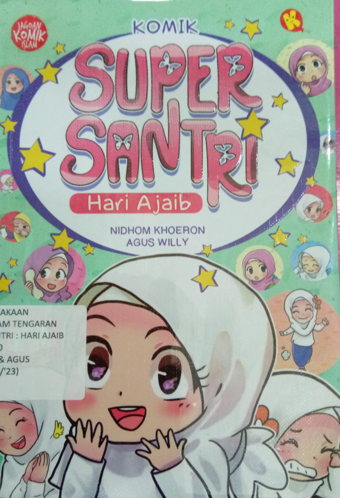Sampul buku KOMIK SUPER SANTRI : HARI AJAIB