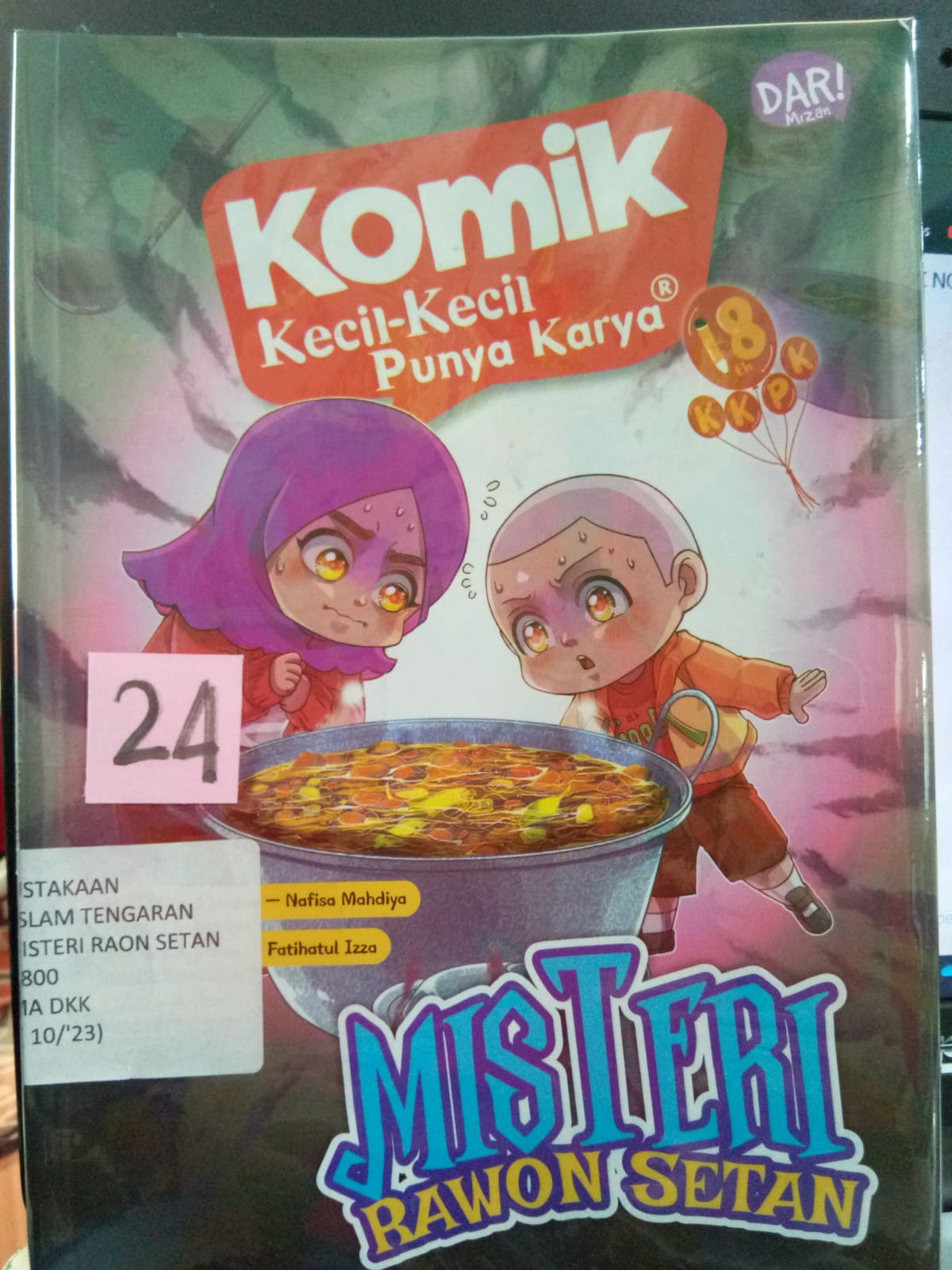 Sampul buku KOMIK KKPK : MISTERI RAWON SETAN ( 24 ) 10/'23