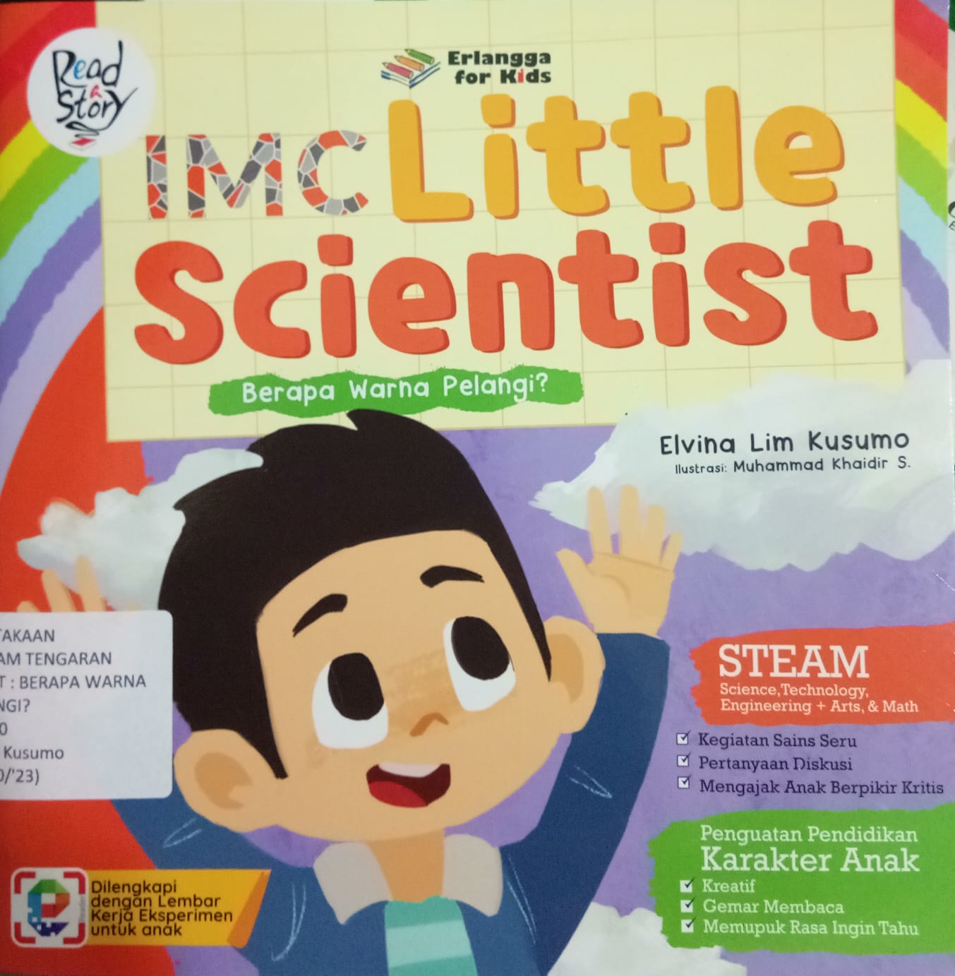 Sampul buku IMC LITTLE SCIENTIST : BERAPA WARNA PELANGI?