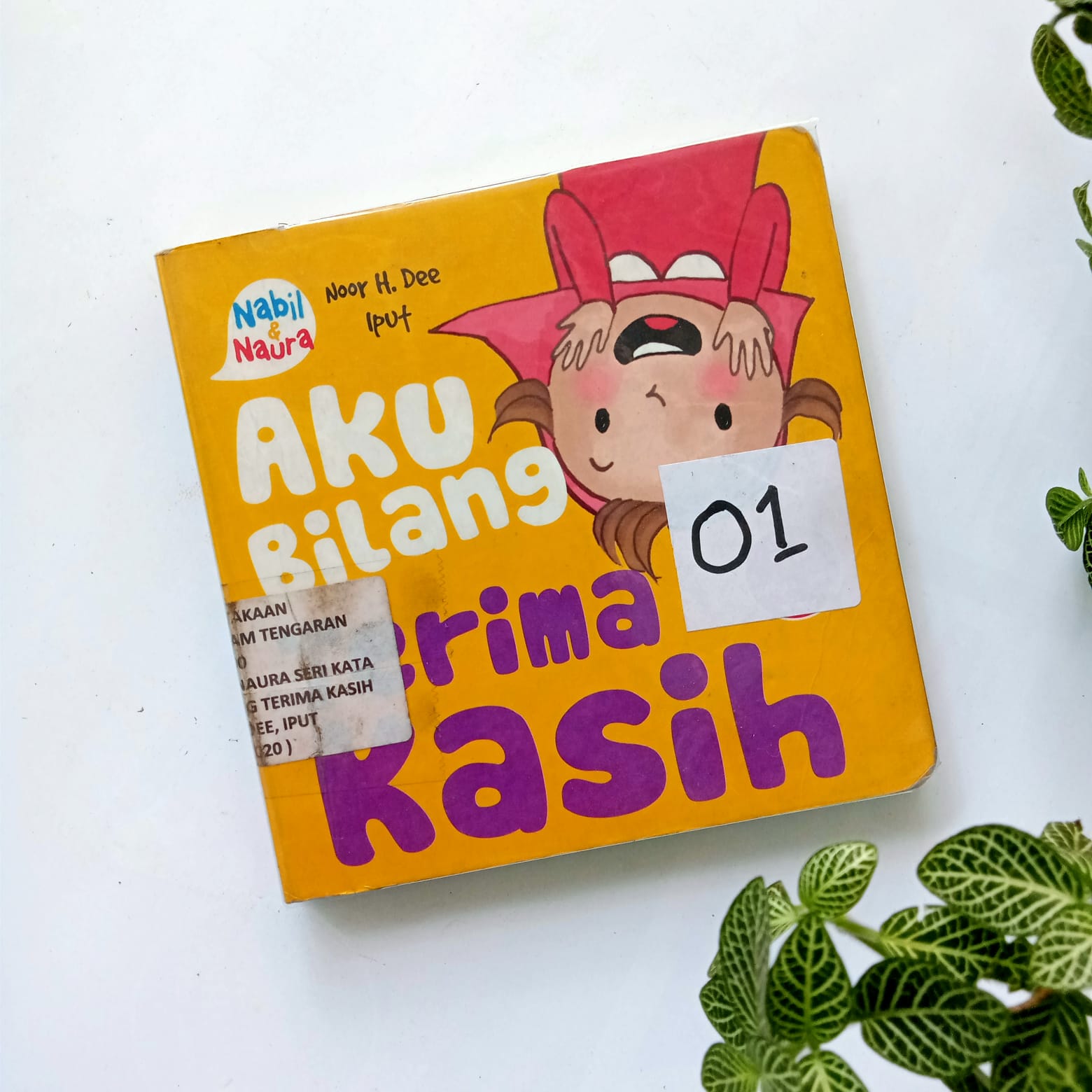 Sampul buku NABIL & NAURA : AKU BILANG  TERIMAKASIH 01