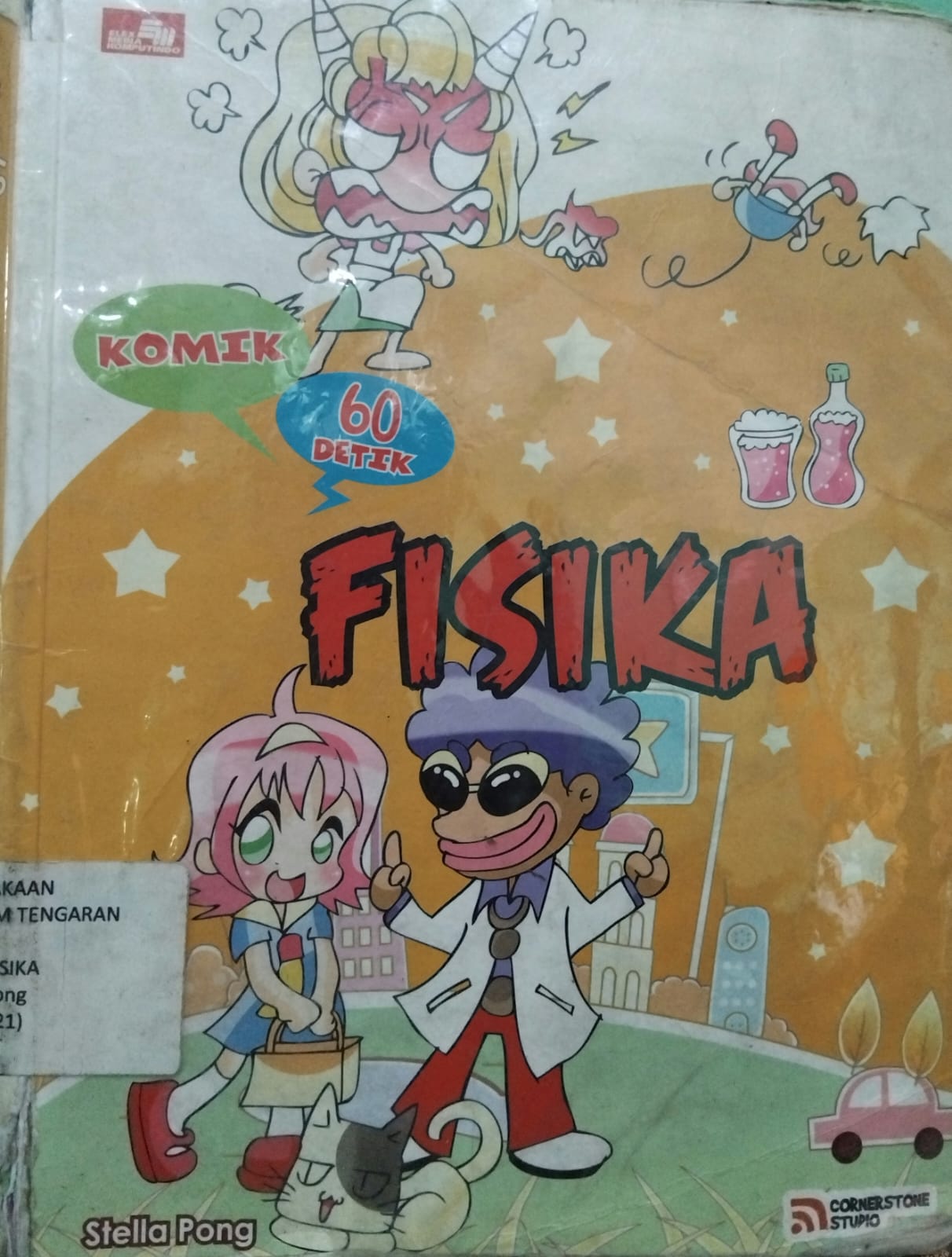 Sampul buku KOMIK FISIKA