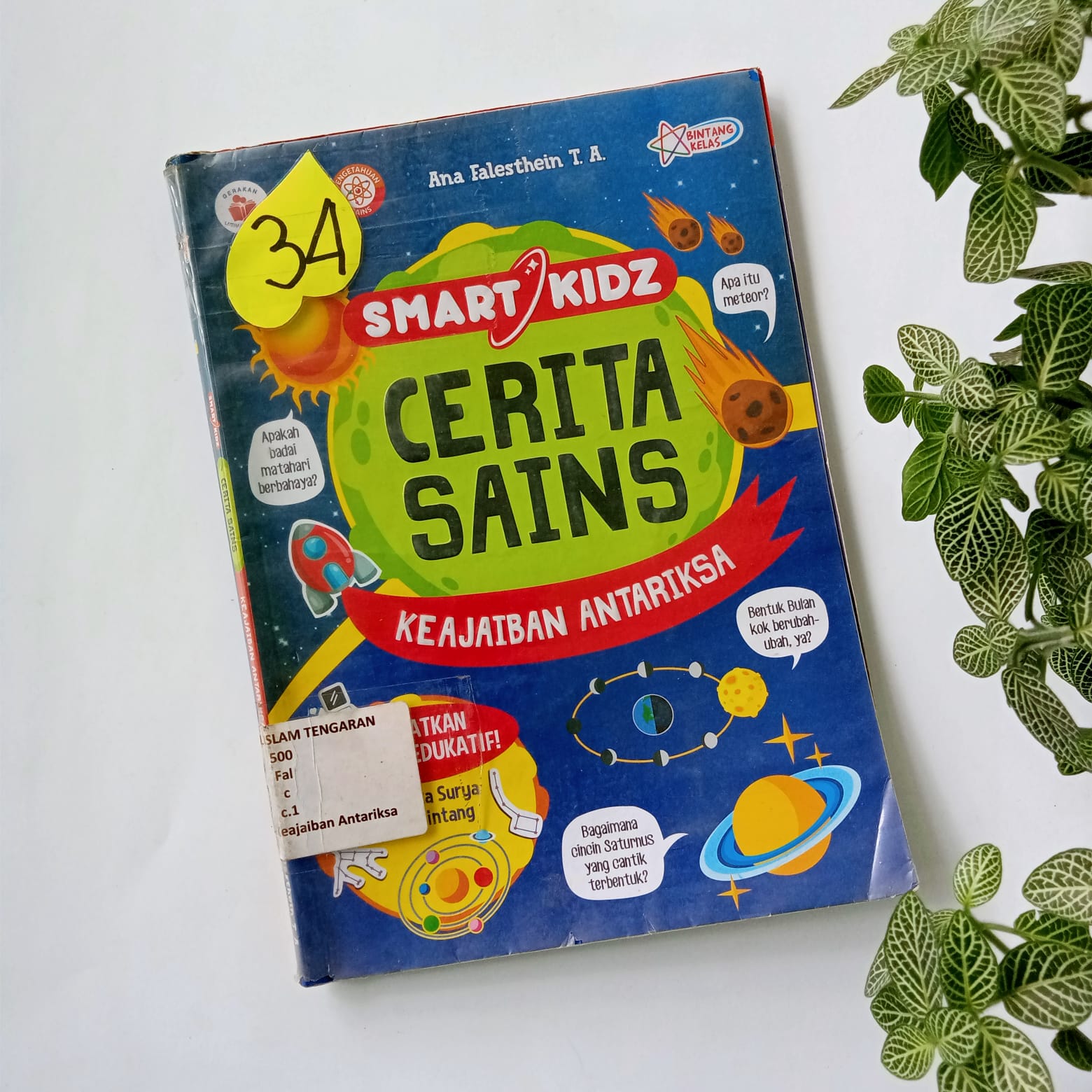 Sampul buku SMART KIDZ  CERITA SAINS : KEAJAIBAN ANTARIKSA ( 34 )