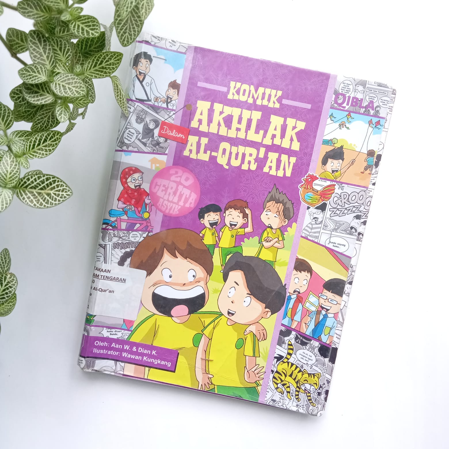 Sampul buku KOMIK AKHLAK DALAM AL-QUR'AN