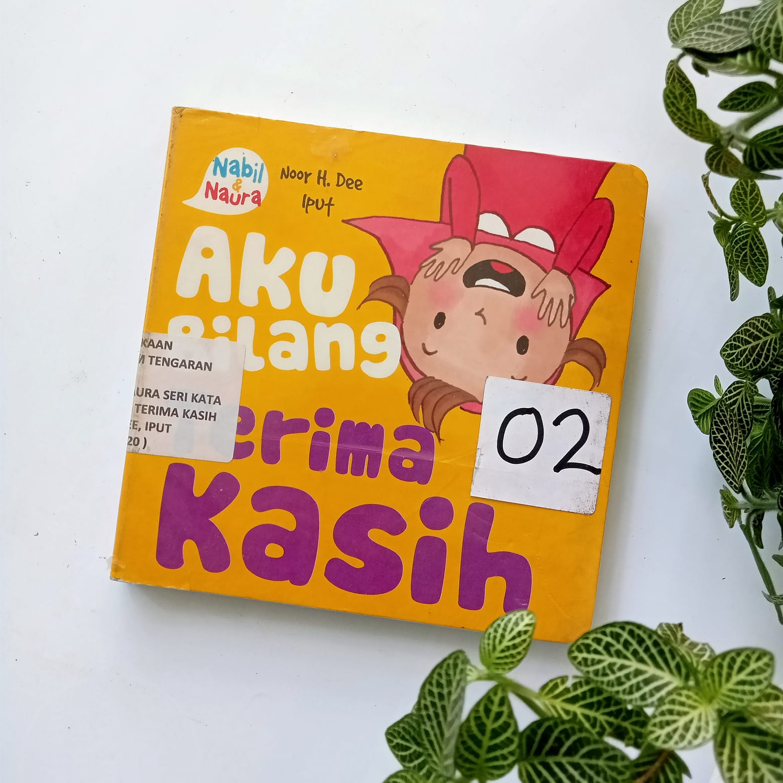 Sampul buku NABIL & NAURA : AKU BILANG  TERIMAKASIH 02