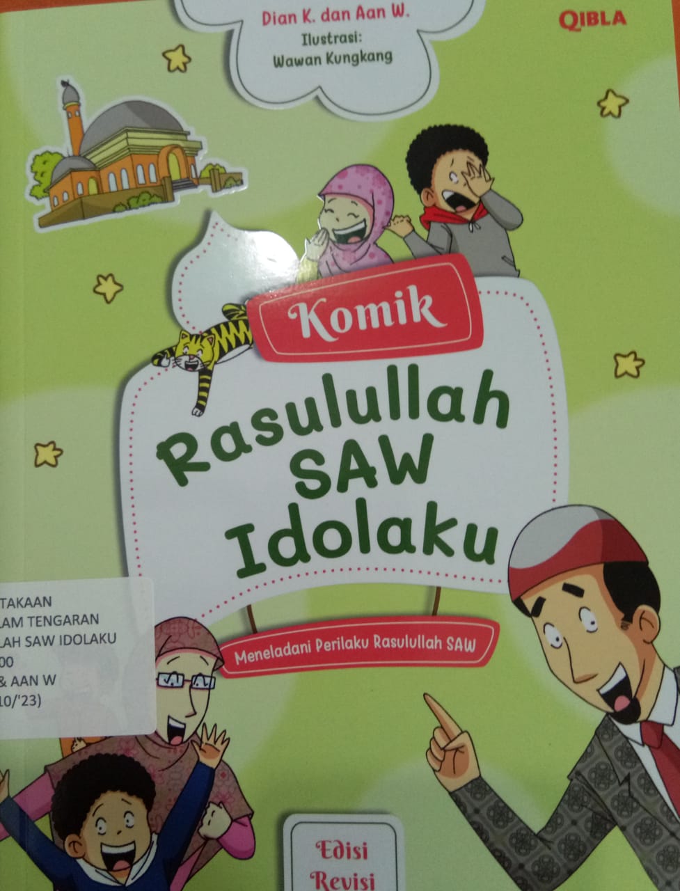 Sampul buku KOMIK: RASULULLAH SAW IDOLAKU