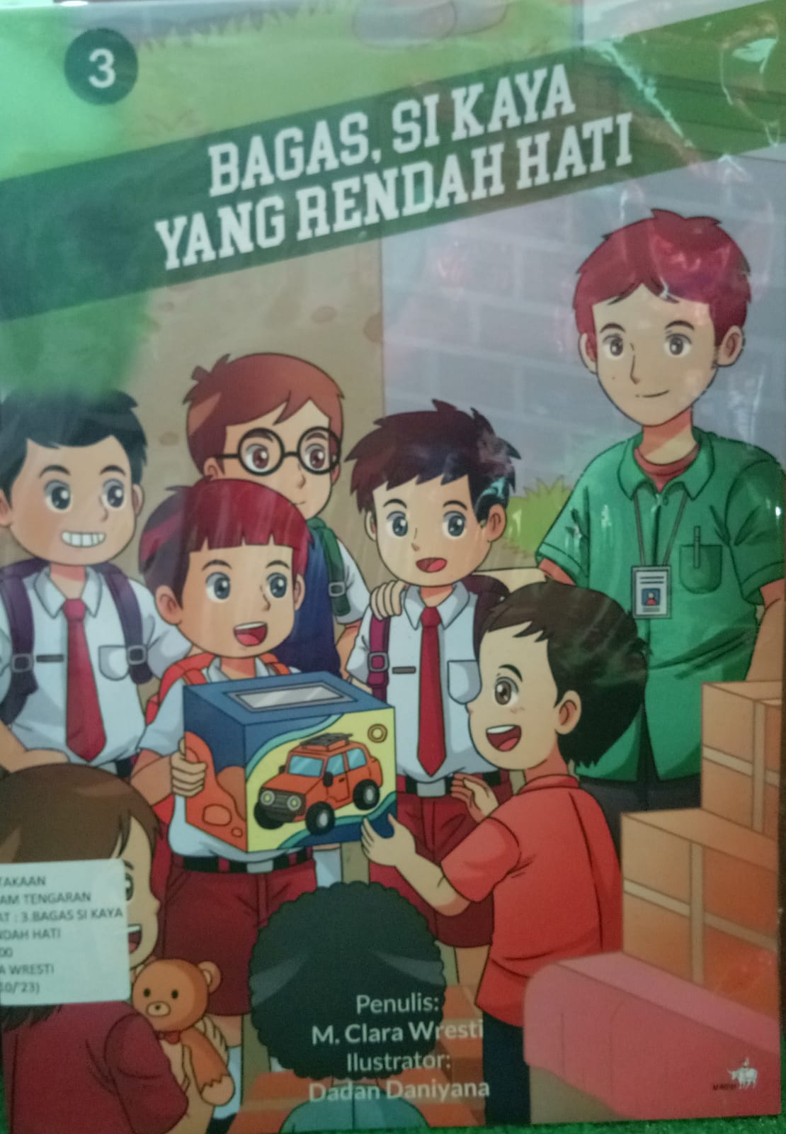 Sampul buku 5 CERITA ANAK HEBAT : 3.BAGAS SI KAYA YANG RENDAH HATI