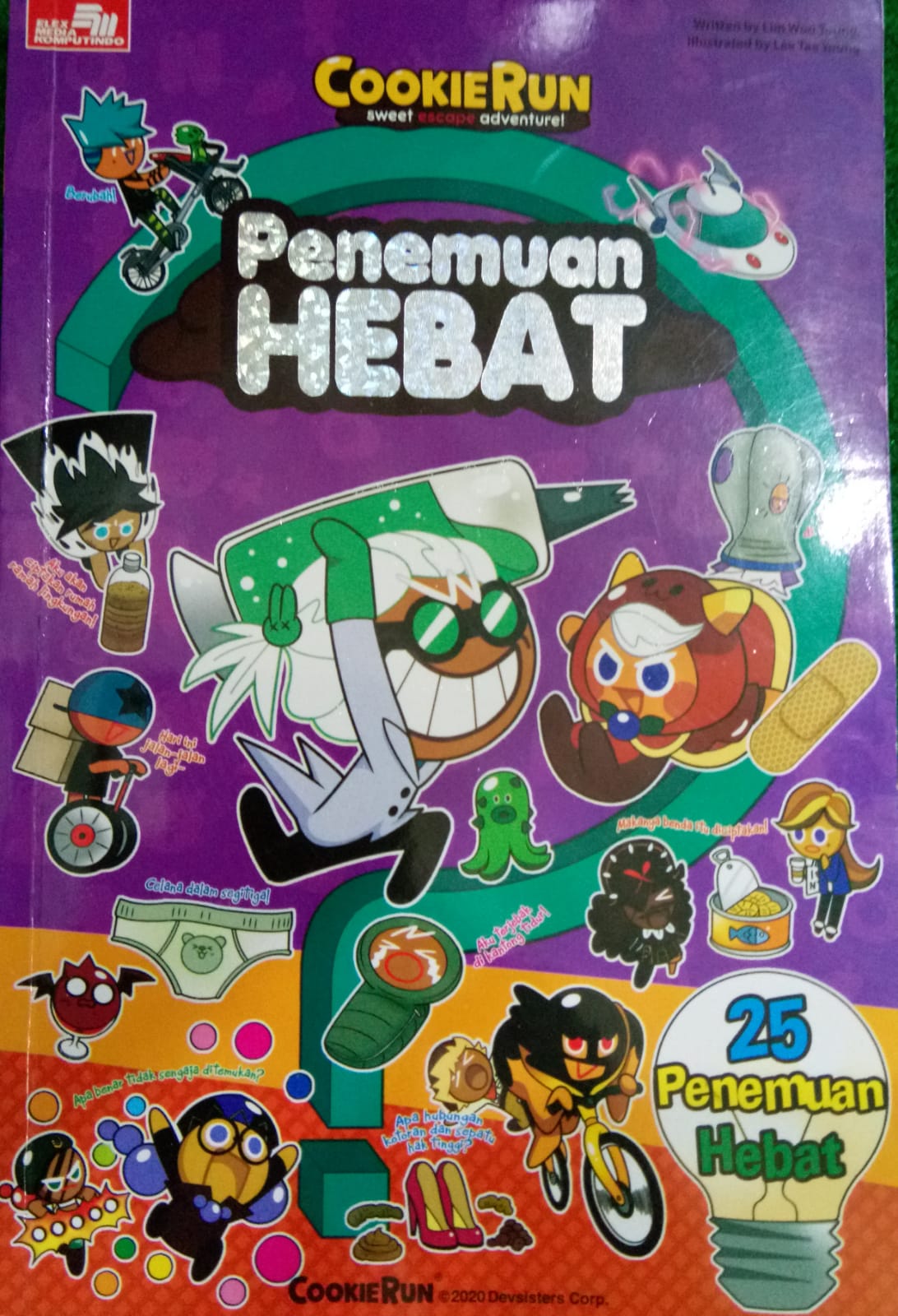 Sampul buku COOKIE RUN : PENEMUAN HEBAT