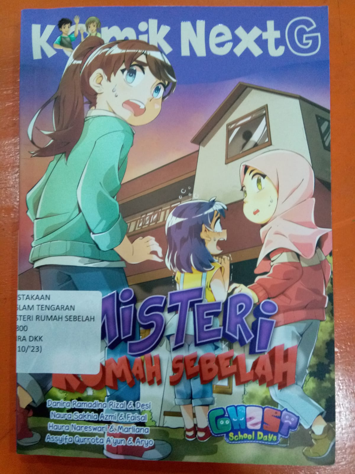 Sampul buku KOMIK NEXT G : MISTERI RUMAH SEBELAH
