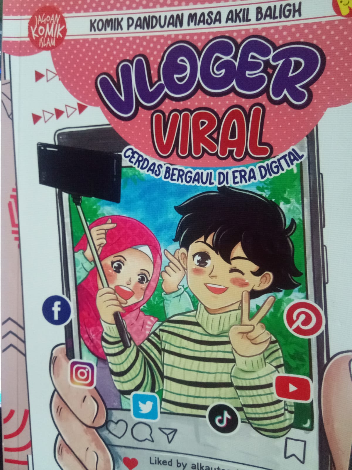 Sampul buku KOMIK PANDUAN AKIL BALIGH: VLOGER VIRAL C.2