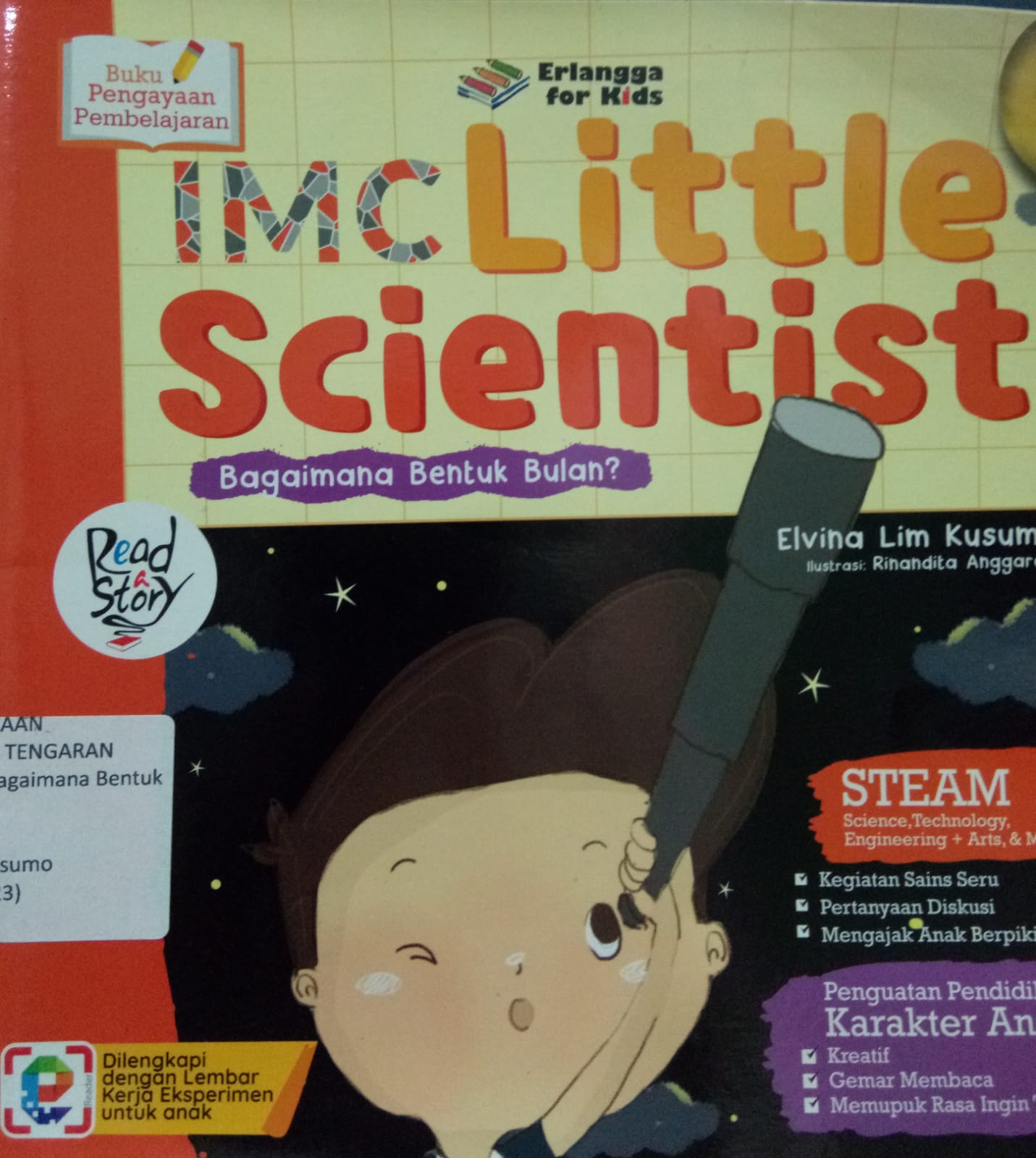 Sampul buku IMC LITTLE SCIENTIST: Bagaimana Bentuk Bulan?