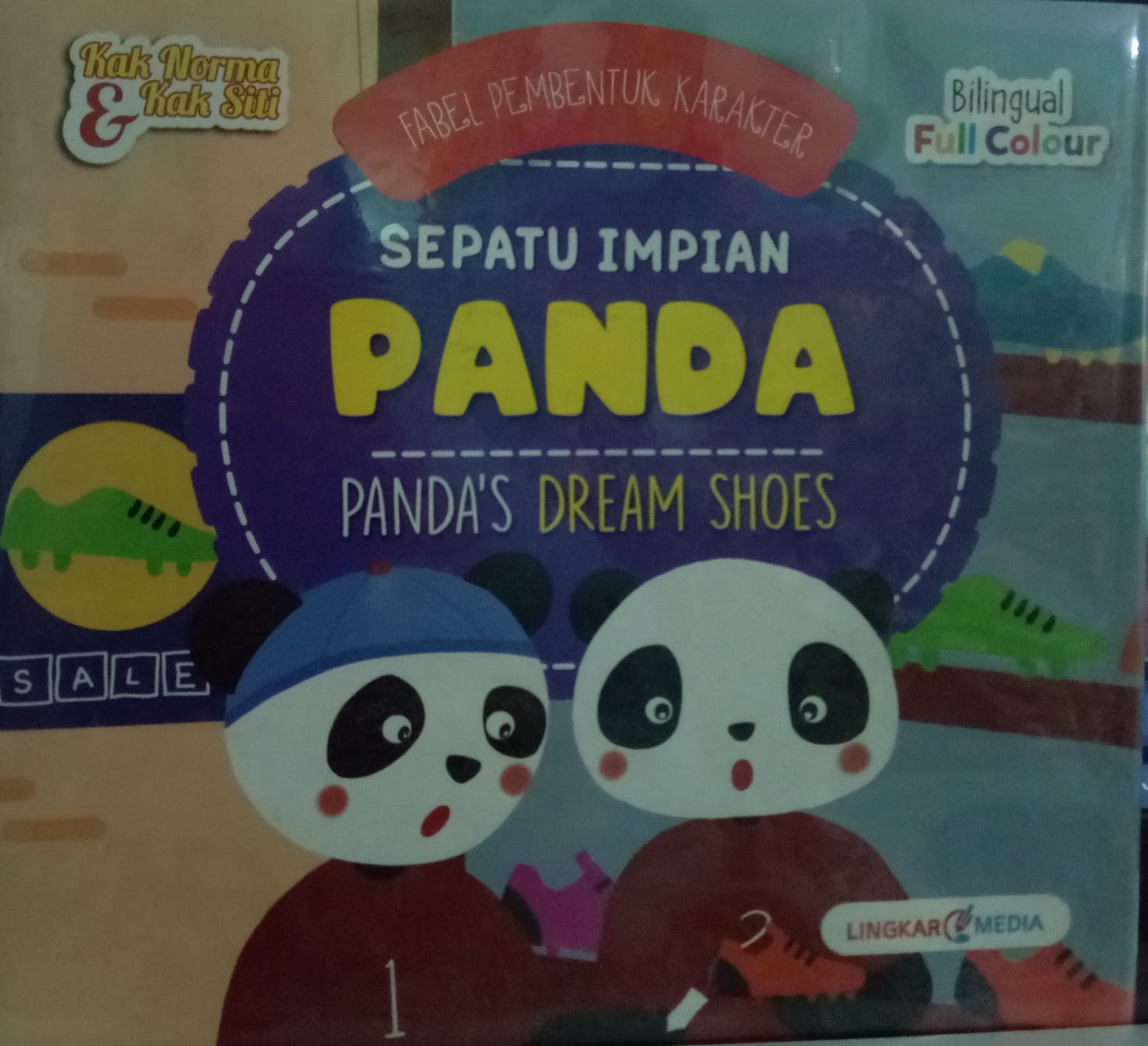 Sampul buku SERI FABEL PEMBENTUK KARAKTER : SEPATU IMPIAN PANDA