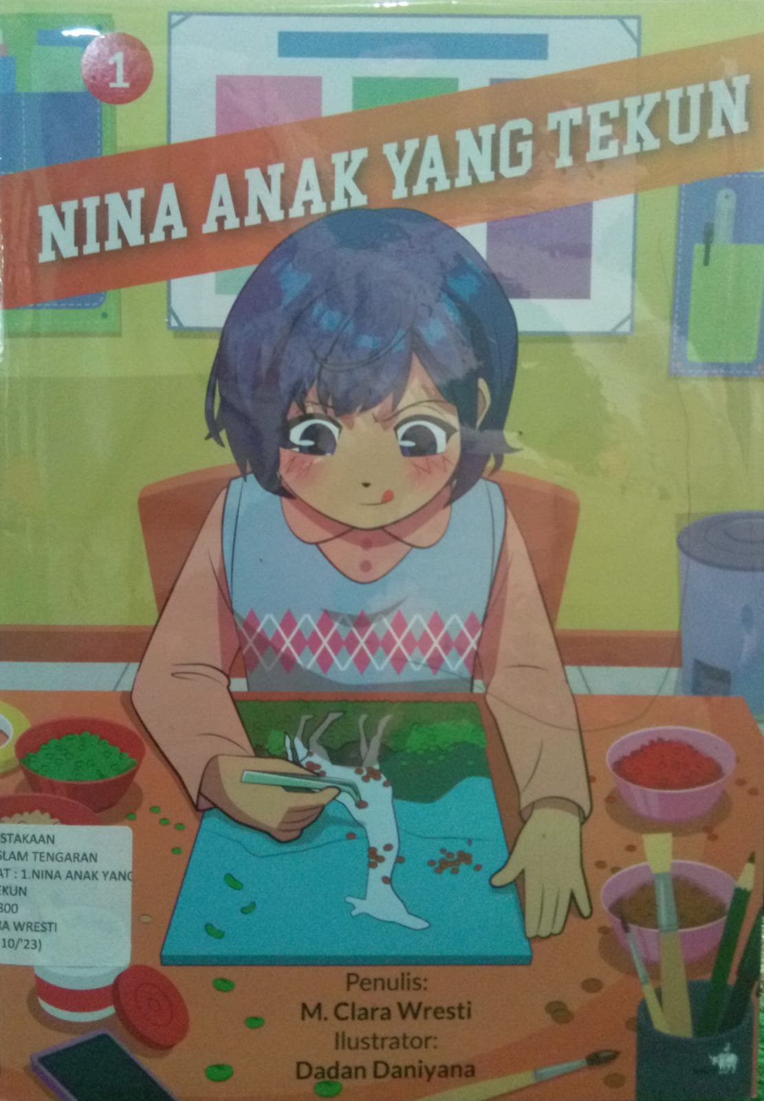 Sampul buku 5 CERITA ANAK HEBAT : 1.NINA ANAK YANG TEKUN