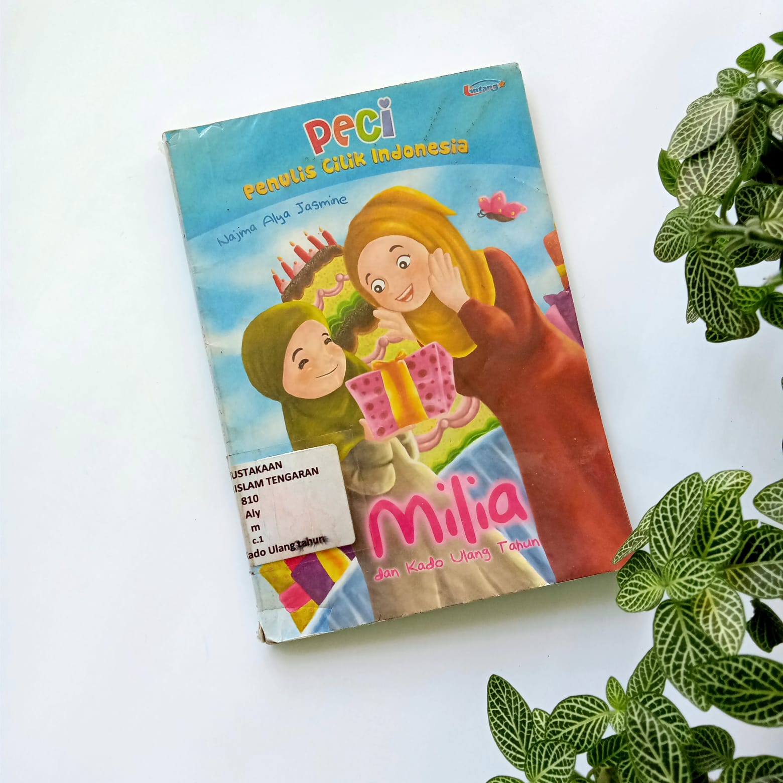 Sampul buku PECI : MILIA DAN KADO ULANG TAHUN