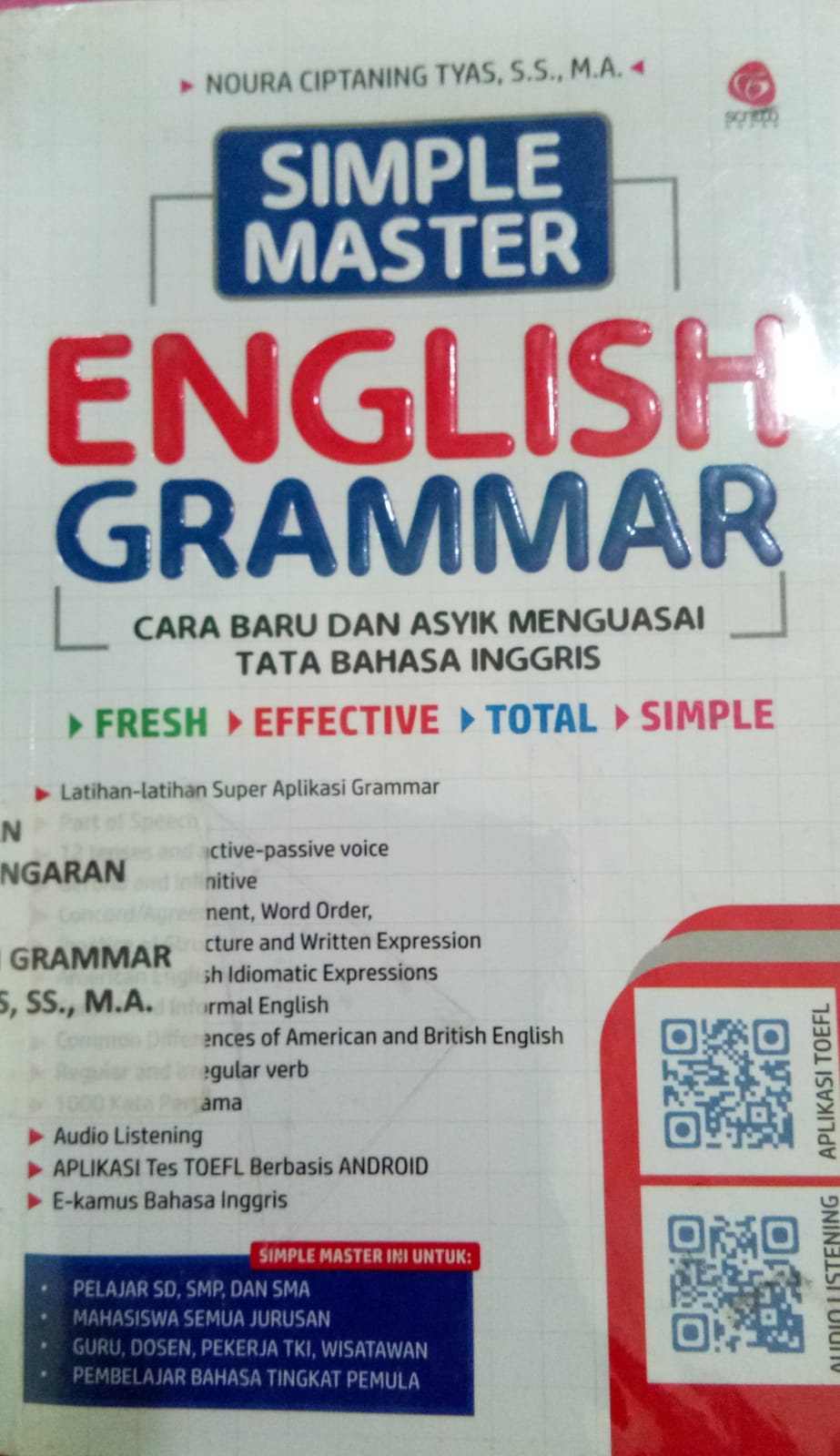Sampul buku SIMPLE MASTER ENGLISH GRAMMAR