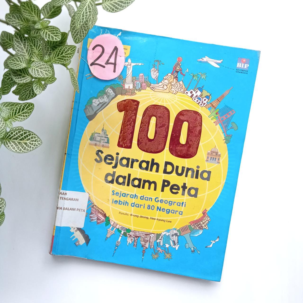 Sampul buku SPYM : 100 SEJARAH DUNIA DALAM PETA ( 24 )
