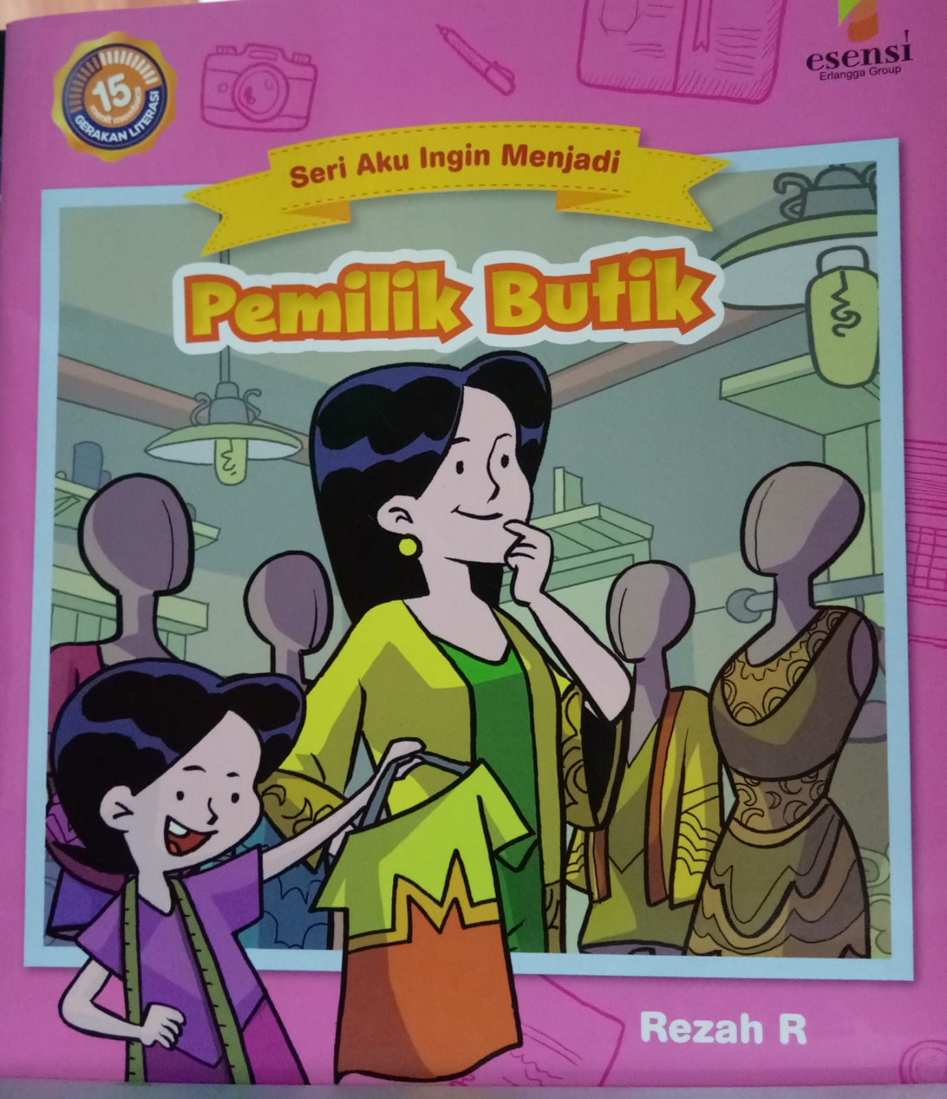 Sampul buku Seri Aku Ingin Menjadi : PEMILIK BUTIK