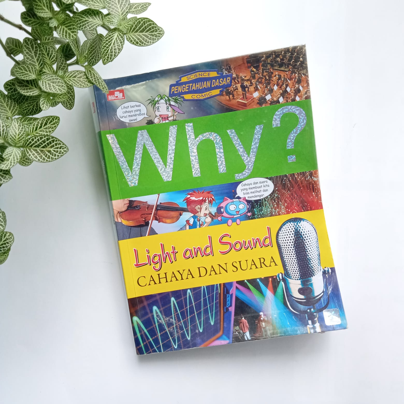Sampul buku KOMIK WHY ? LIGHT AND SOUND ( CAHAYA DAN SUARA )