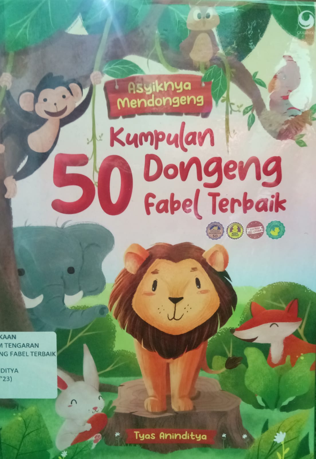Sampul buku 50 KUMPULAN DONGENG FABEL TERBAIK