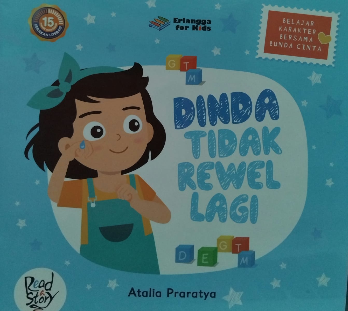 Sampul buku Belajar Karakter Bersama Bunda Cinta : DINDA TIDAK REWEL LAGI
