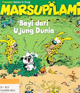 Sampul buku komik MARSUPILAMI , Bayi dari Ujung Dunia