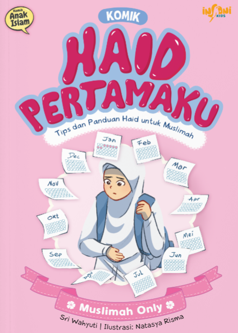 Sampul buku Komik Haid Pertamaku